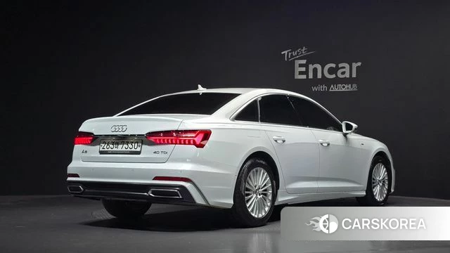 Audi A6 (C8) 2020 Белый из Кореи