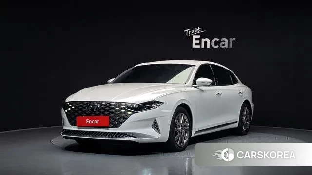 Hyundai The New Grandeur IG Hybrid 2021 Белый из Кореи