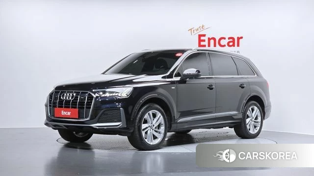 Audi Q7 (4M) 2021 Черный из Кореи