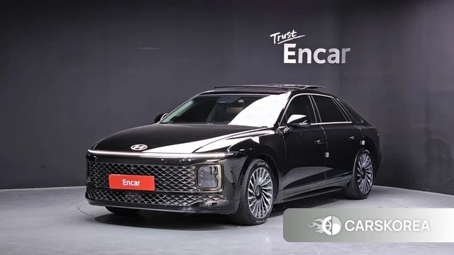 Hyundai Grandeur (GN7) 2023 Черный из Кореи