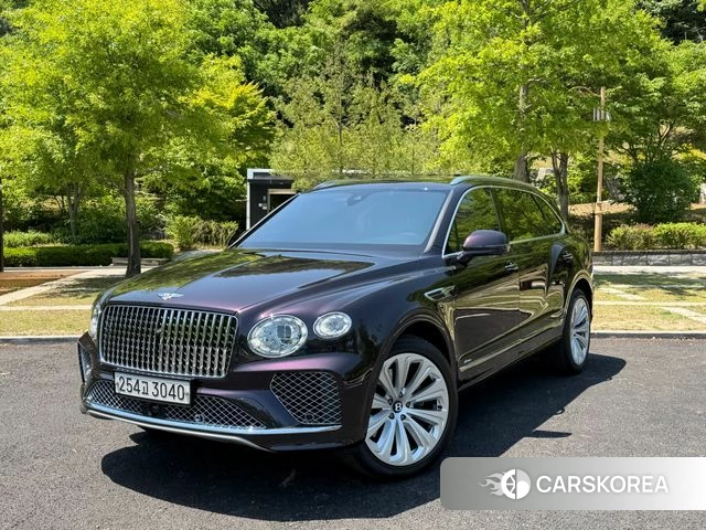 Bentley Bentayga 2024 Фиолетовый из Кореи