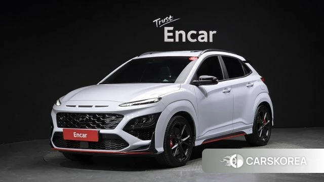Hyundai The New Kona 2022 Светло-серебряный цвет из Кореи