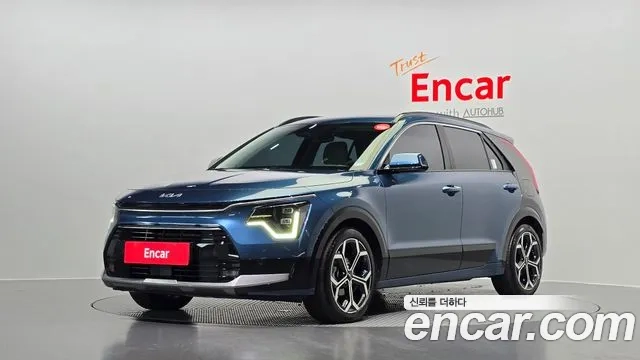 Kia Di Ol Nu Niro 2022 Синий из Кореи