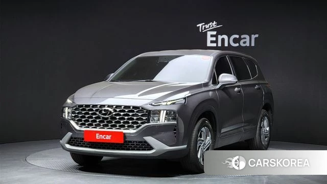 Hyundai The New Santa Fe 2023 Серый из Кореи