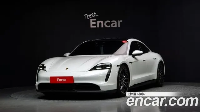 Porsche Taycan 2021 Белый из Кореи