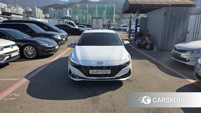 Hyundai Avante (CN7) 2020 Белый из Кореи