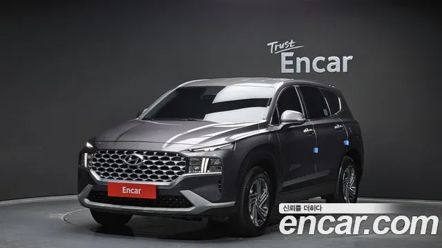 Hyundai The New Santa Fe 2021 Серый из Кореи