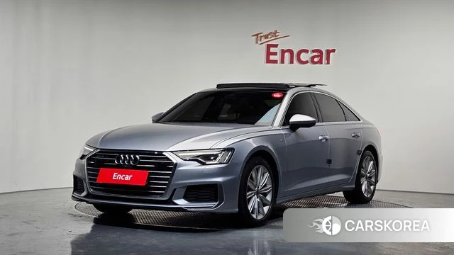 Audi A6 (C8) 2021 Серебристо-серый из Кореи