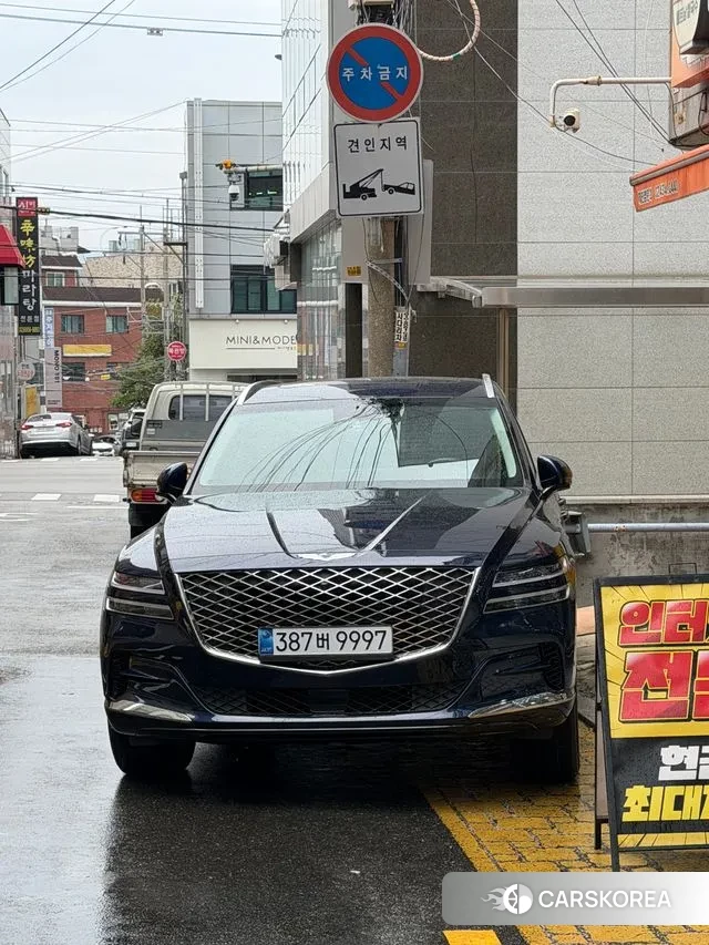 Genesis GV80 2020 Синий из Кореи