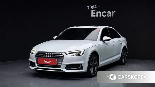 Audi A4 (B9) 2019 Белый из Кореи