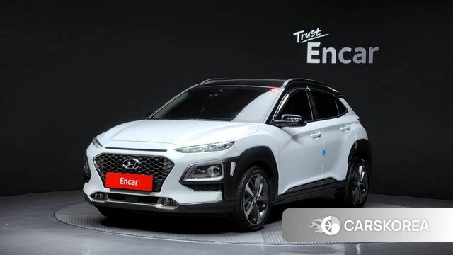 Hyundai Kona 2019 Белый из Кореи