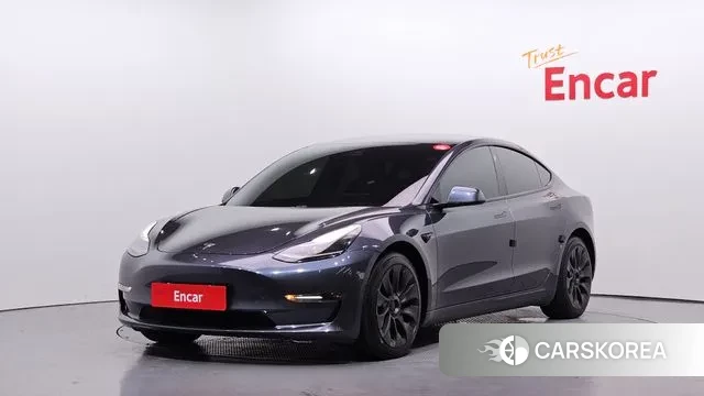 Tesla Model 3 2021 Небесно-голубой из Кореи