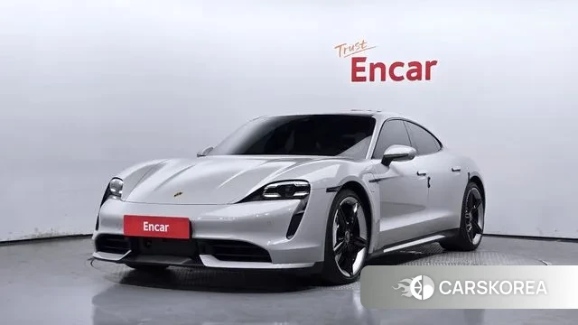 Porsche Taycan 2021 Серебристо-серый из Кореи