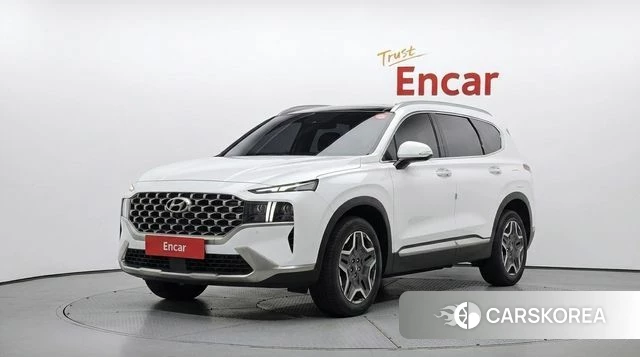 Hyundai The New Santa Fe 2023 Белый из Кореи