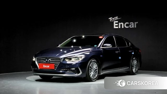 Hyundai Grandeur IG Hybrid 2018 Синий из Кореи