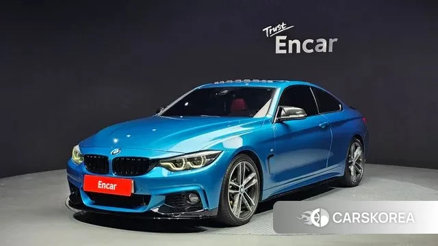 BMW 4 Series (F32) 2018 Синий из Кореи