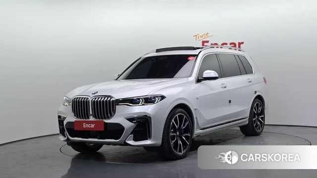BMW X7 (G07) 2021 Белый из Кореи