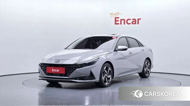Hyundai Avante (CN7) 2023 Серебристо-серый из Кореи