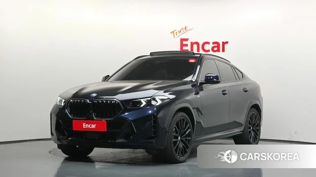 BMW X6 (G06) 2025 Черный из Кореи