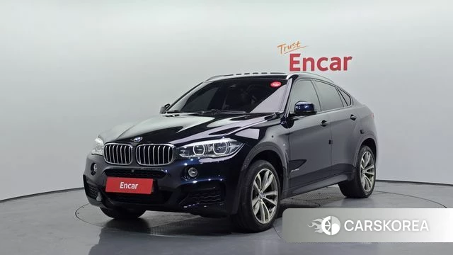 BMW X6 (F16) 2018 Черный из Кореи