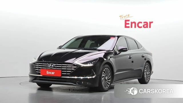 Hyundai Sonata Hybrid (DN8) 2021 Черный из Кореи