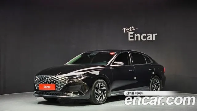 Hyundai The New Grandeur IG Hybrid 2021 Черный из Кореи