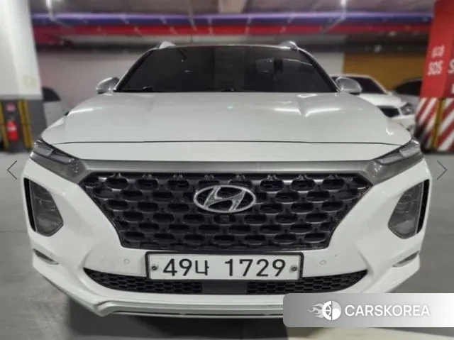 Hyundai Santa Fe TM 2018 Белый из Кореи
