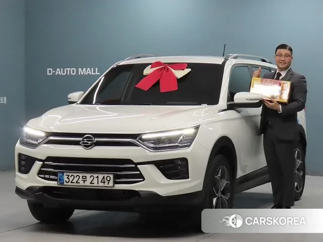 Ssangyong Beautiful Korando 2021 Белый из Кореи