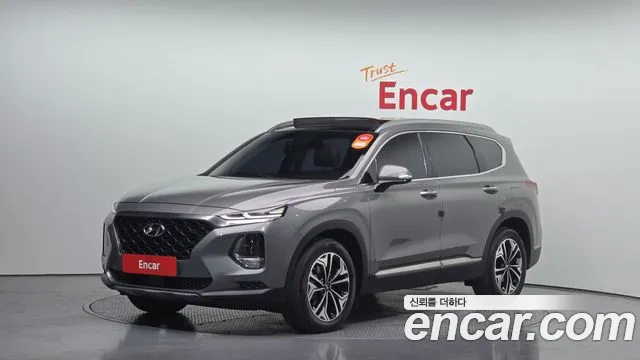 Hyundai Santa Fe TM 2018 Серый из Кореи