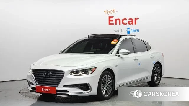 Hyundai Grandeur IG Hybrid 2019 Белый из Кореи