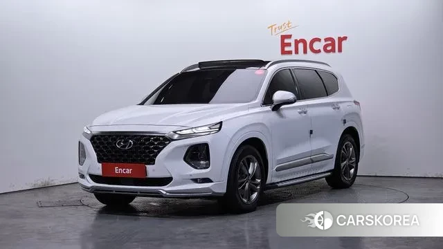 Hyundai Santa Fe TM 2018 Белый из Кореи