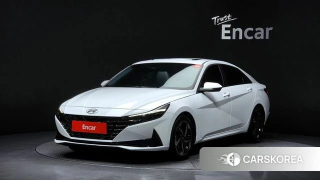 Hyundai Avante (CN7) 2020 Белый из Кореи