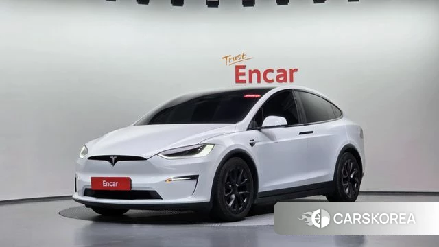Tesla Model X 2023 Белый из Кореи