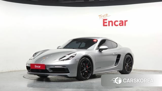 Porsche 718 Cayman 2021 Серебряный из Кореи