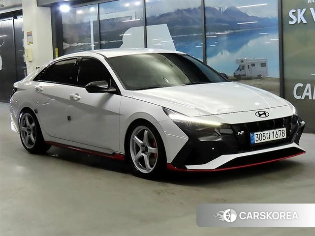 Hyundai Avante (CN7) 2020 Белый из Кореи