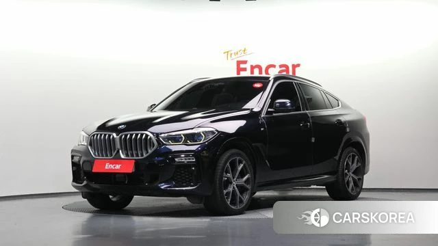 BMW X6 (G06) 2021 Черный из Кореи