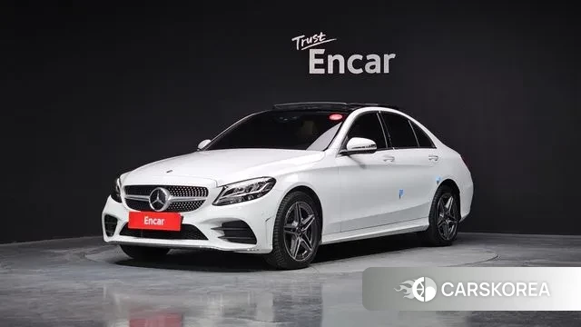 Mercedes-Benz C-Class W205 2021 Белый из Кореи