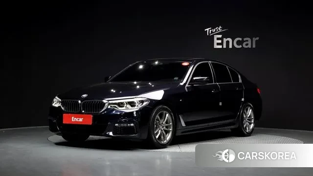 BMW 5 Series (G30) 2018 Черный из Кореи