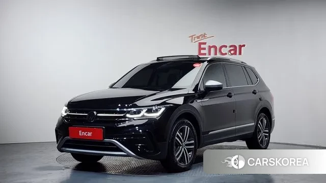 Volkswagen Tiguan Allspace 2024 Черный из Кореи