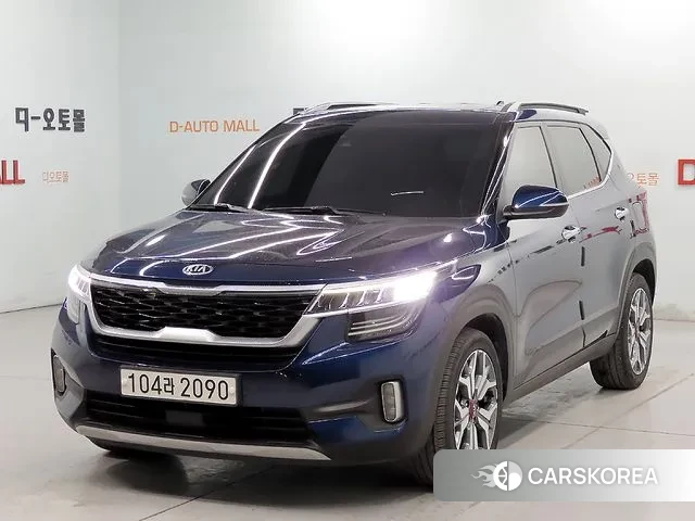 Kia Seltos 2020 Синий из Кореи