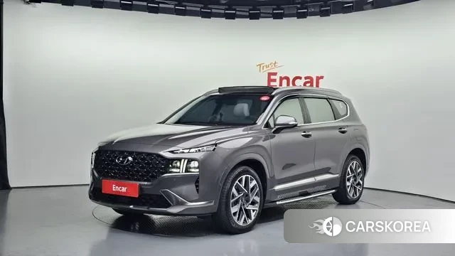 Hyundai The New Santa Fe 2022 Серый из Кореи