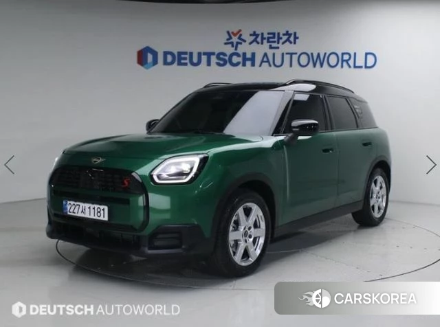 Mini Cooper S Countryman 2024 Темно-зеленый из Кореи