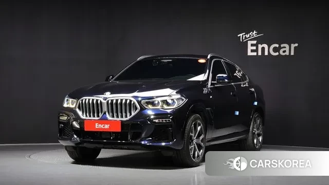 BMW X6 (G06) 2020 Черный из Кореи