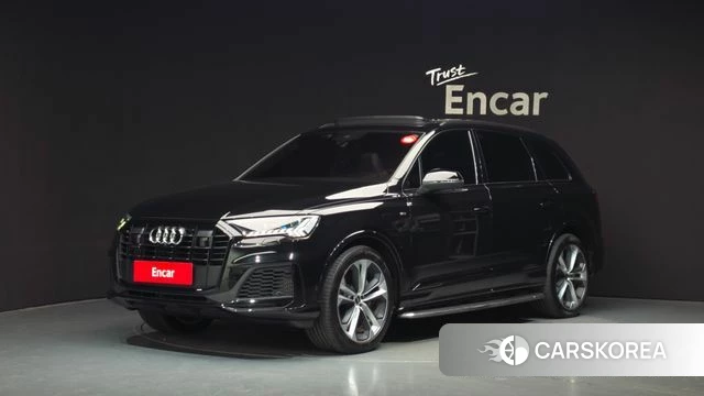 Audi Q7 (4M) 2023 Черный из Кореи