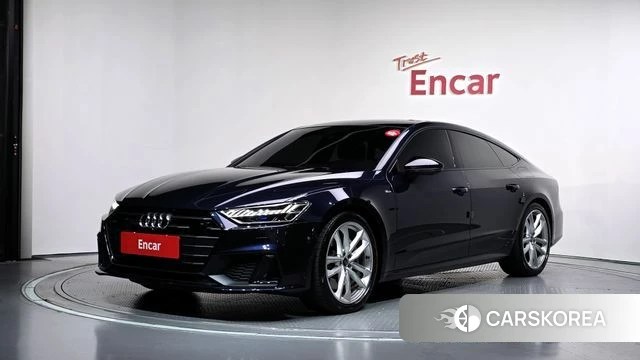 Audi A7 (4K) 2023 Синий из Кореи