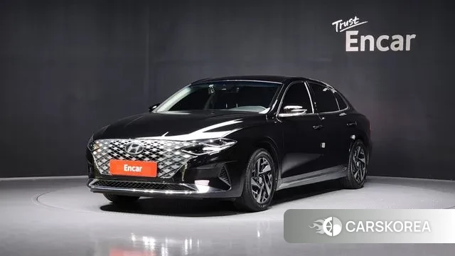 Hyundai The New Grandeur IG Hybrid 2021 Черный из Кореи