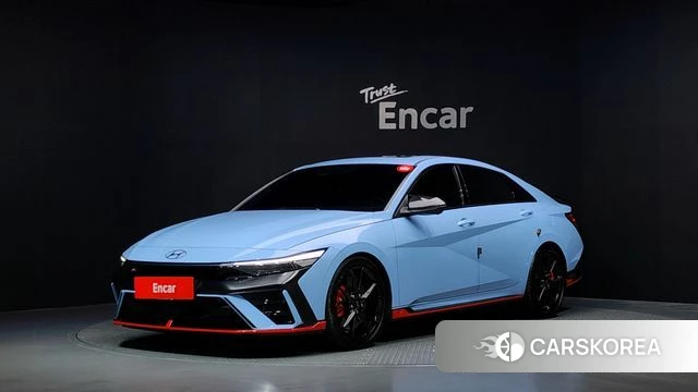 Hyundai The New Avante (CN7) 2025 Небесно-голубой из Кореи