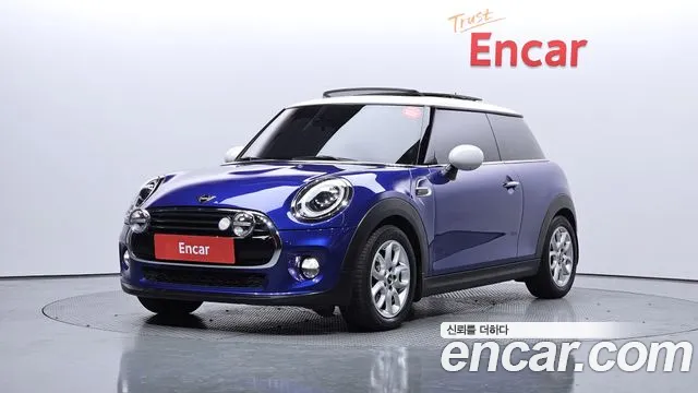 Mini Cooper 2018 Синий из Кореи