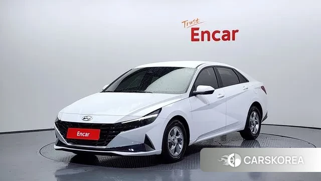 Hyundai Avante (CN7) 2020 Белый из Кореи