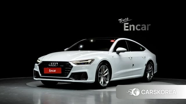 Audi A7 (4K) 2020 Белый из Кореи